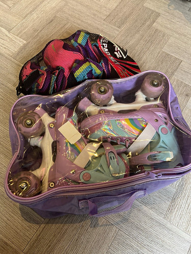 Girls quad roller skates set - quad,