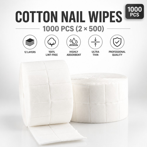 Lint free cotton - free, nail