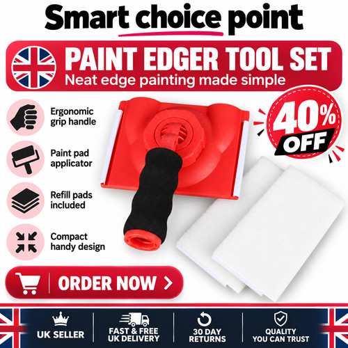 Clean cut paint edger roller - clean-cut,