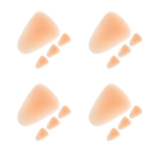 Beige silicone knee - pads, for