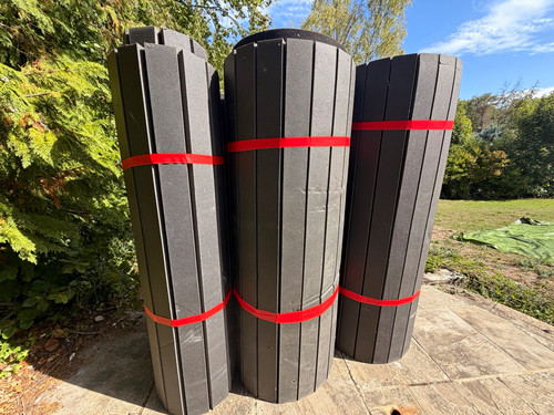 Black foldable foam gym - foldable,