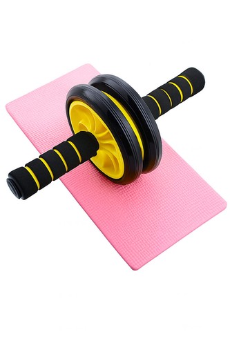 Double wheel roller with - double-wheel,